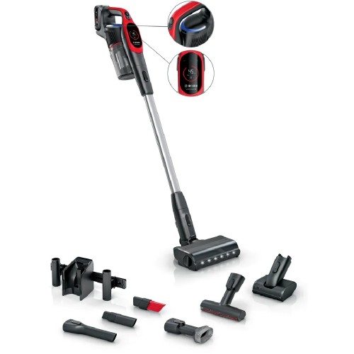 ΣΚΟΥΠΑΚΙ ΜΕ ΚΟΝΤΑΡΙ BOSCH BBS931PET UNLIMITED SERIE | 9 BLACK 18V ΕΠΑΝΑΦΟΡΤΙΖΟΜΕΝΟ